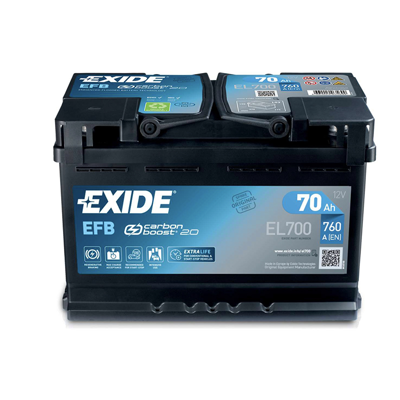 Batteria auto | Start & Stop Exide EL700 EFB 70Ah 760A