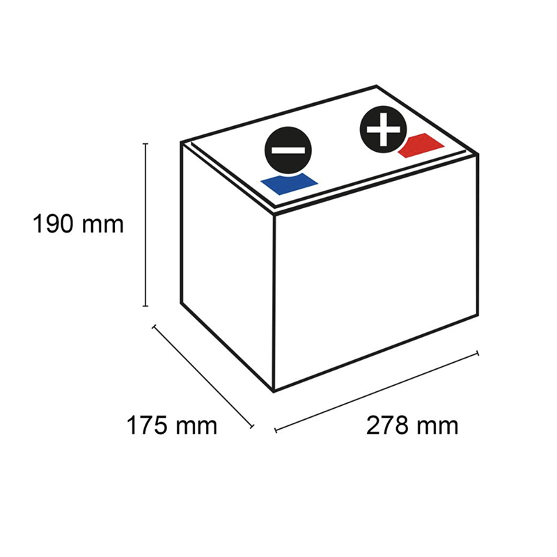 Batteria auto AMG Exide 12V 72Ah 760A - immagine 2